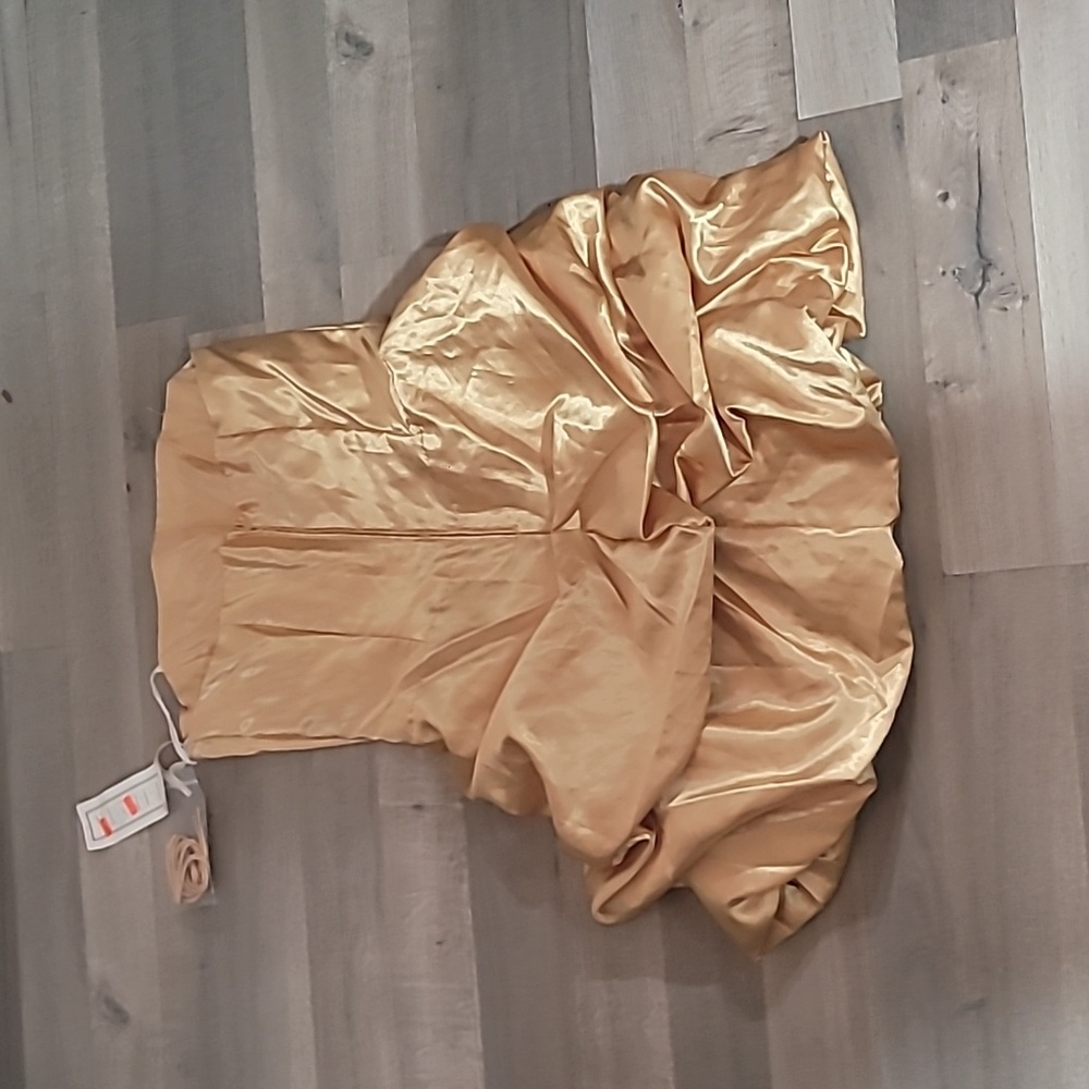 NWT Fiesta Strapless Gold Dress Size XL Evening Prom Homecoming - Picture 5 of 5